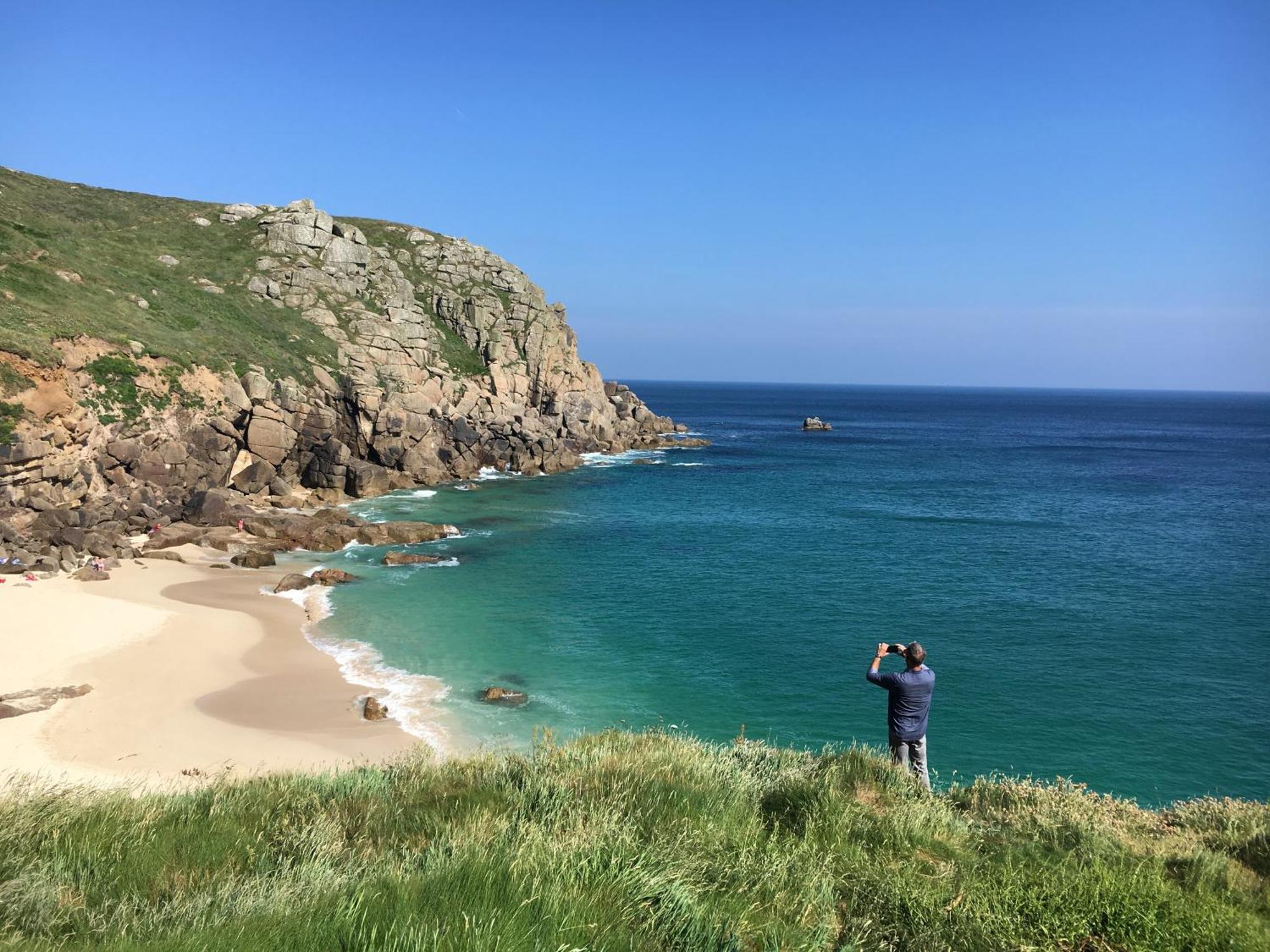 Trengothal Barn Lägenhet Porthcurno Exteriör bild