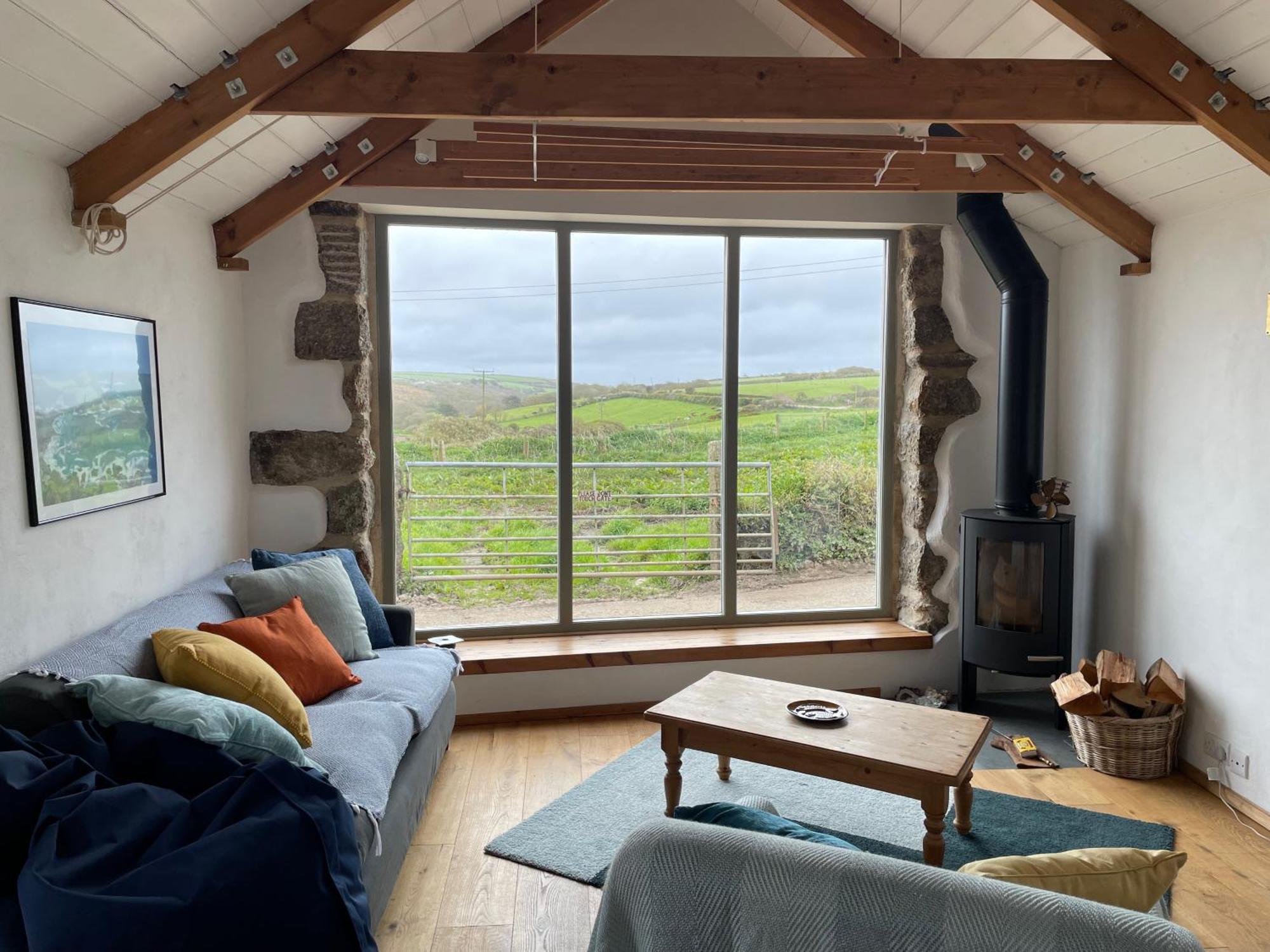 Trengothal Barn Lägenhet Porthcurno Exteriör bild