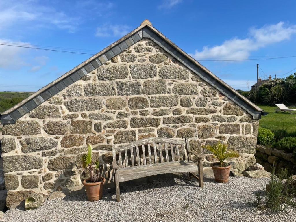 Trengothal Barn Lägenhet Porthcurno Exteriör bild